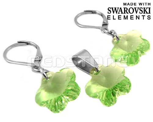 Sada Swarovski Elements RED8077